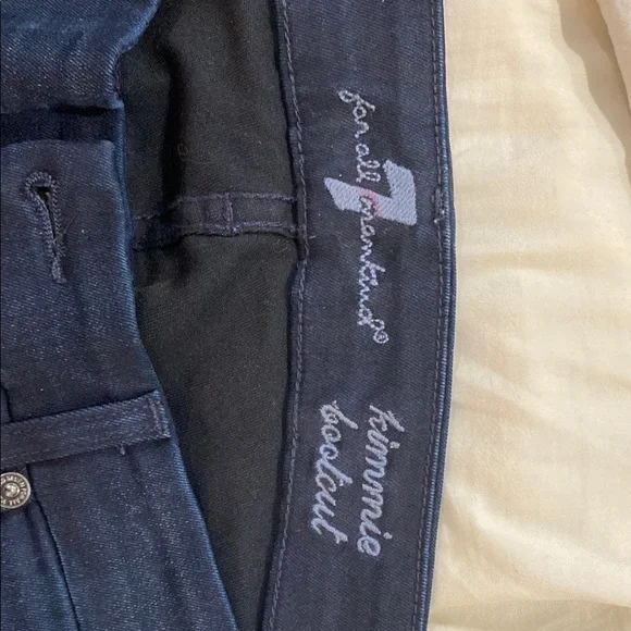 7 For All Mankind Dark wash Kimmie bootcut Jeans - Picture 3 of 4